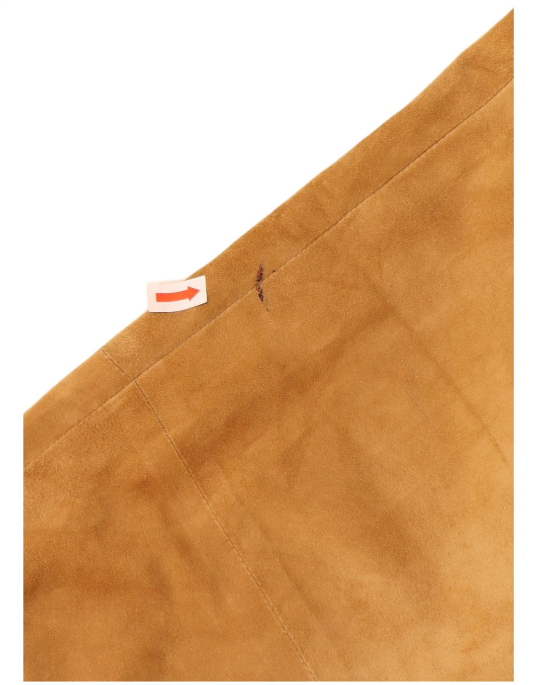 VINTAGE Pantalon court en daim pour femme W32 L25 Marron