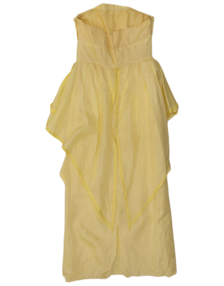 Murek Robe Bustier Asymétrique Femme EU 38 Acétate Jaune Moyen