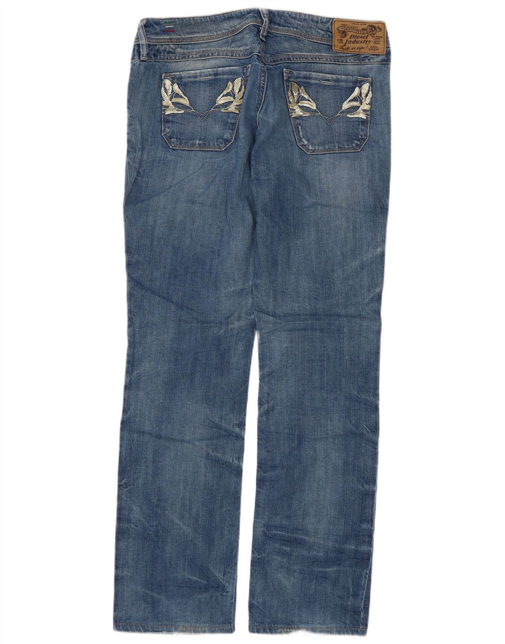DIESEL Jean Lowky Droit Femme W30 L29 Bleu Coton