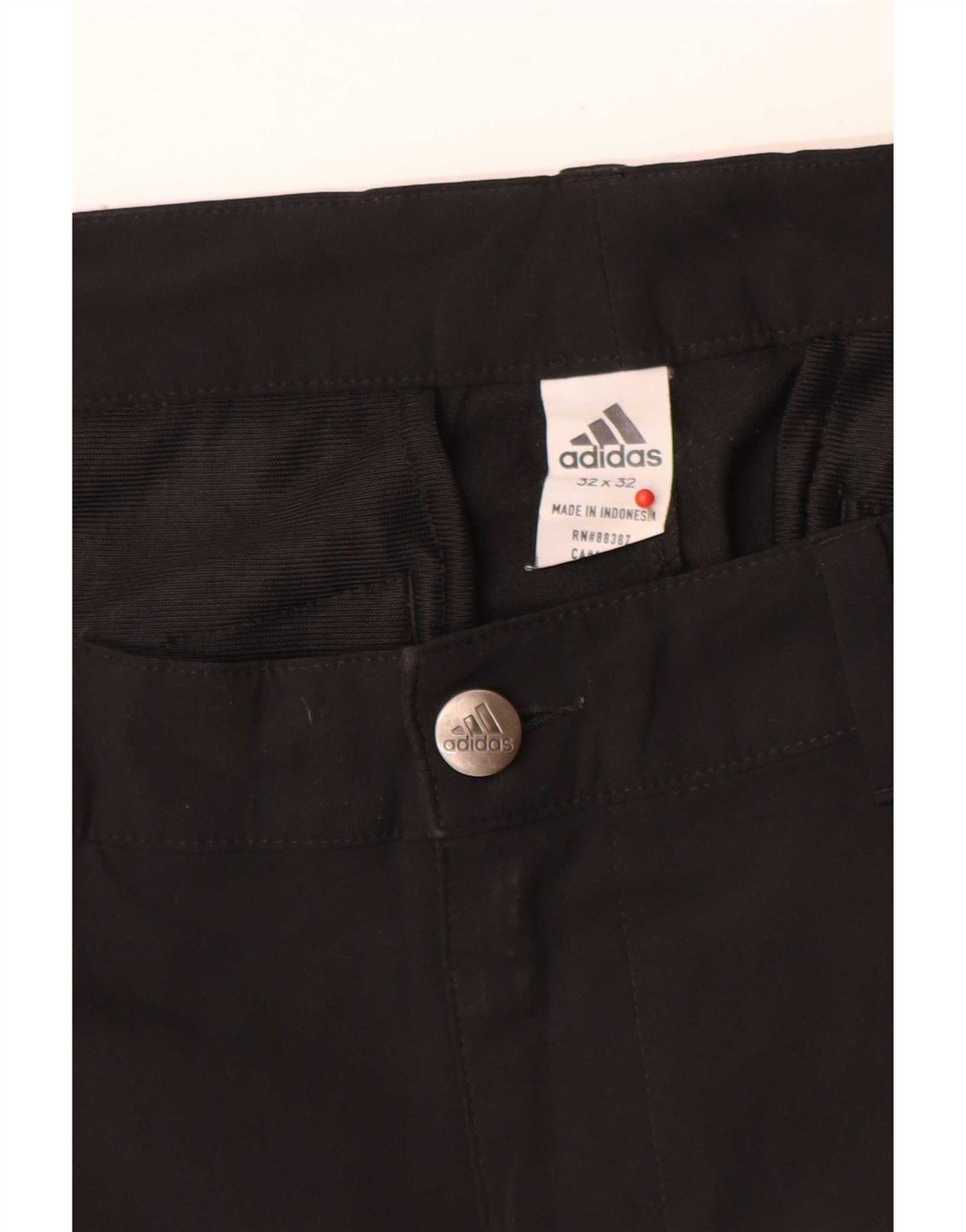 Adidas Pantalon Chino Slim Femme W32 L32 Noir Polyester
