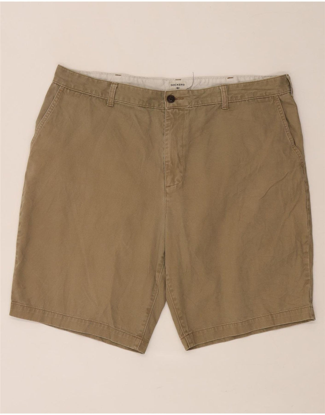 DOCKERS Short Chino Homme W40 XL Beige Coton