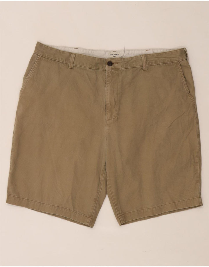 DOCKERS Short Chino Homme W40 XL Beige Coton