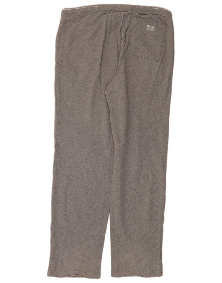 Hugo Boss Pantalon de survêtement en coton gris moyen |