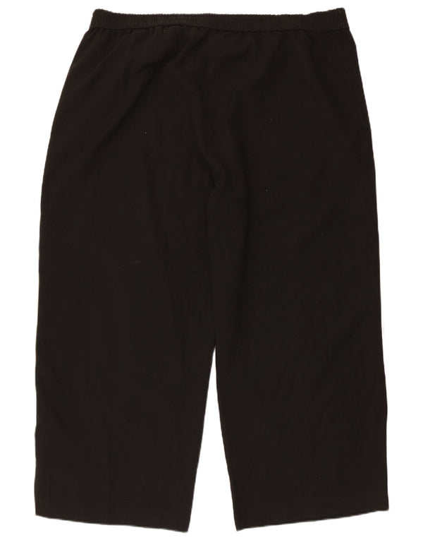Marks & Spencer Pantalon de survêtement court pour femme UK 24 4XL Noir Polyester