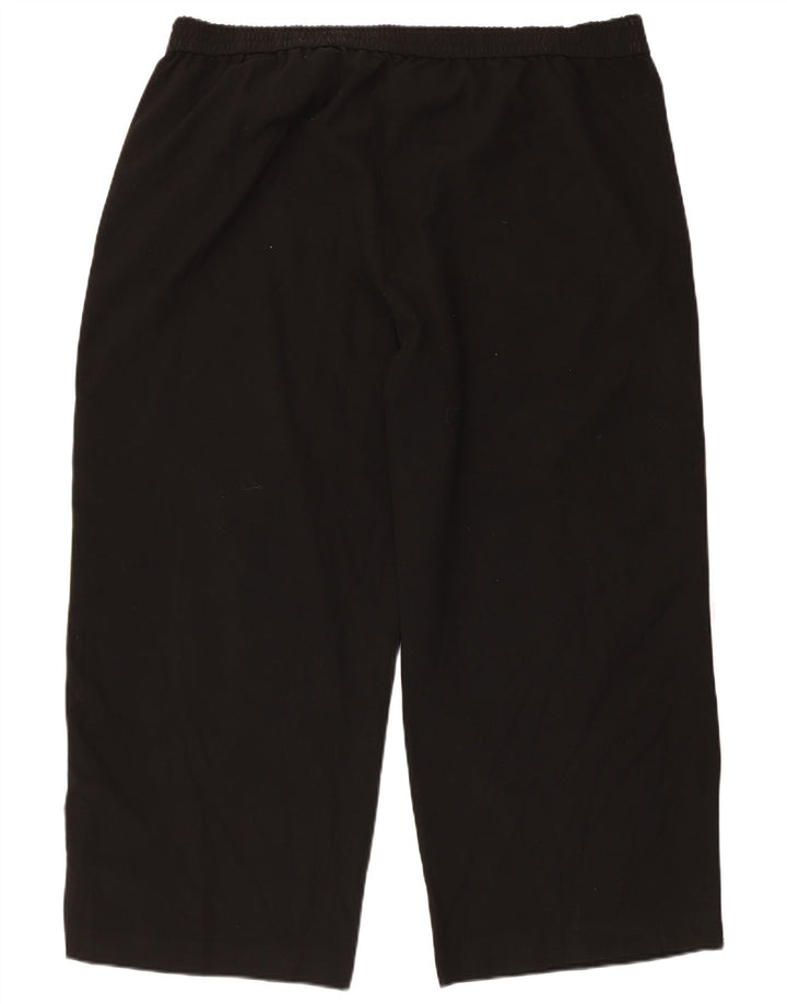Marks & Spencer Pantalon de survêtement court pour femme UK 24 4XL Noir Polyester