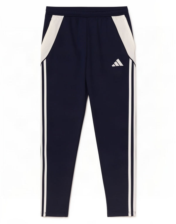 Adidas Pantalon de Survêtement Aeroready Homme Bleu Marine Moyen Colourblock