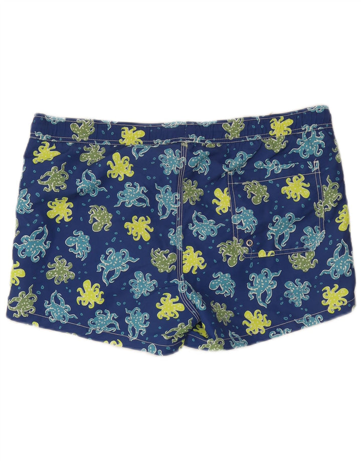 Benetton Short De Bain À Motif Abstrait XL Bleu |
