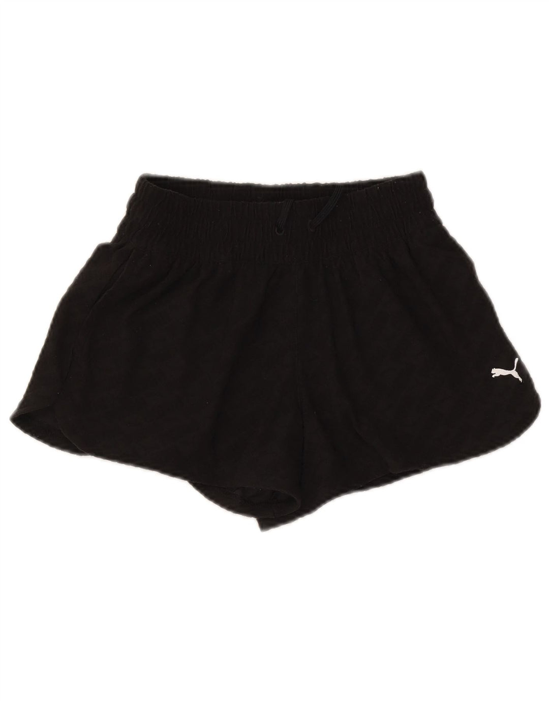 Puma Short de sport pour femme UK 10 Small Noir Polyester