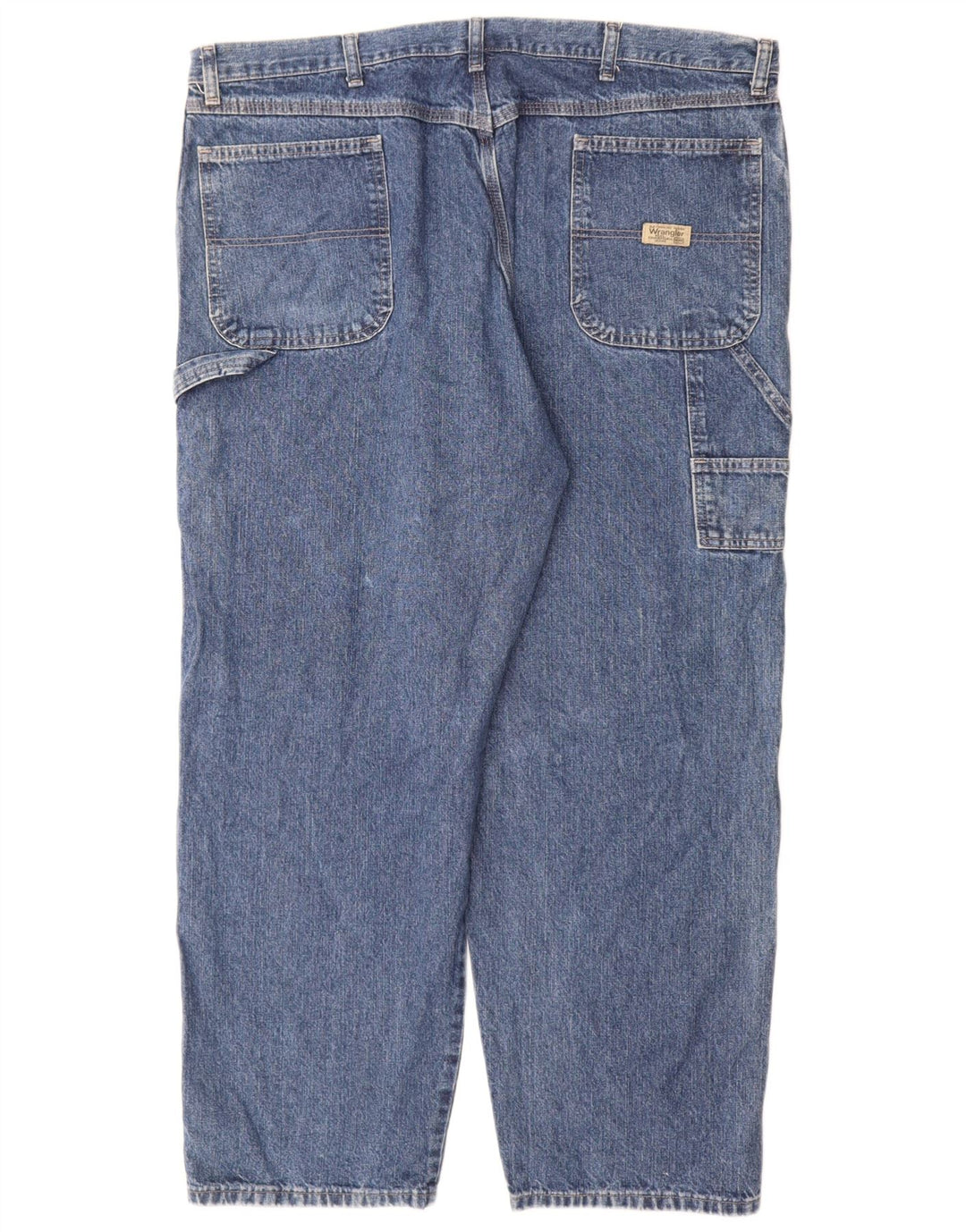 Wrangler Jean Cargo Droit Homme W42 L30 Bleu Coton