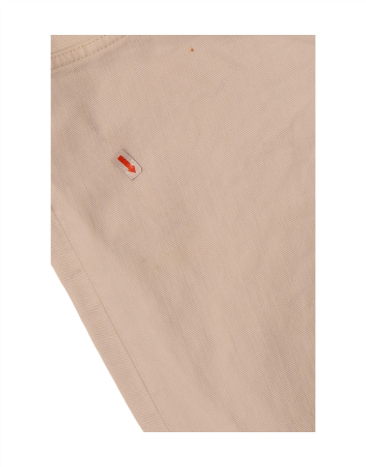 RALPH LAUREN Womens Straight Jeans W32 L31 White Cotton