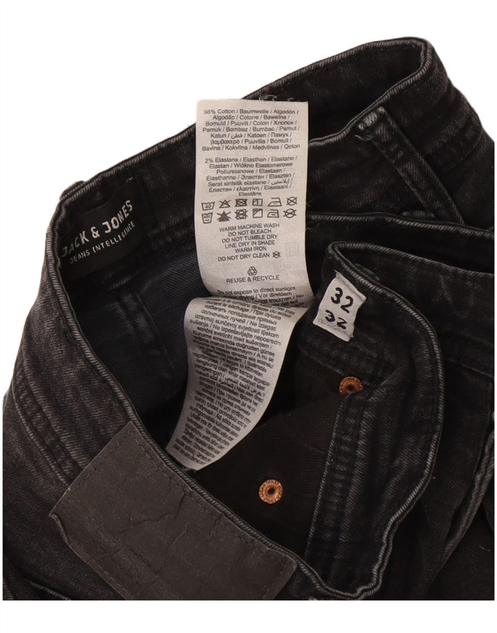 Jack & Jones Jean Slim GLENN W32 L32 Homme Gris Coton