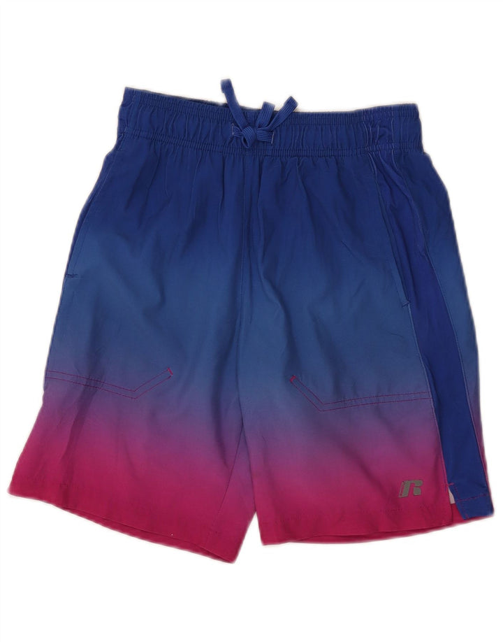 RUSSELL ATHLETIC Short de sport Dri-Power pour garçon 10-11 ans Grand Bleu