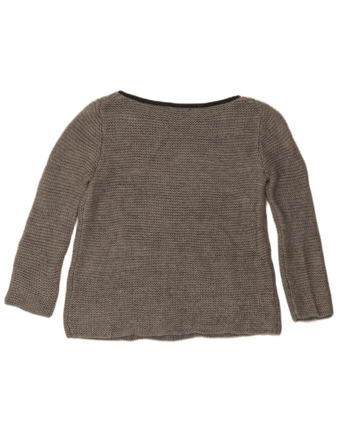 Zara Pull col bateau pour femme UK 14 Gris moyen