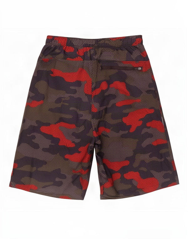 Mountain Warehouse Short de sport pour homme XS en polyester camouflage multicolore