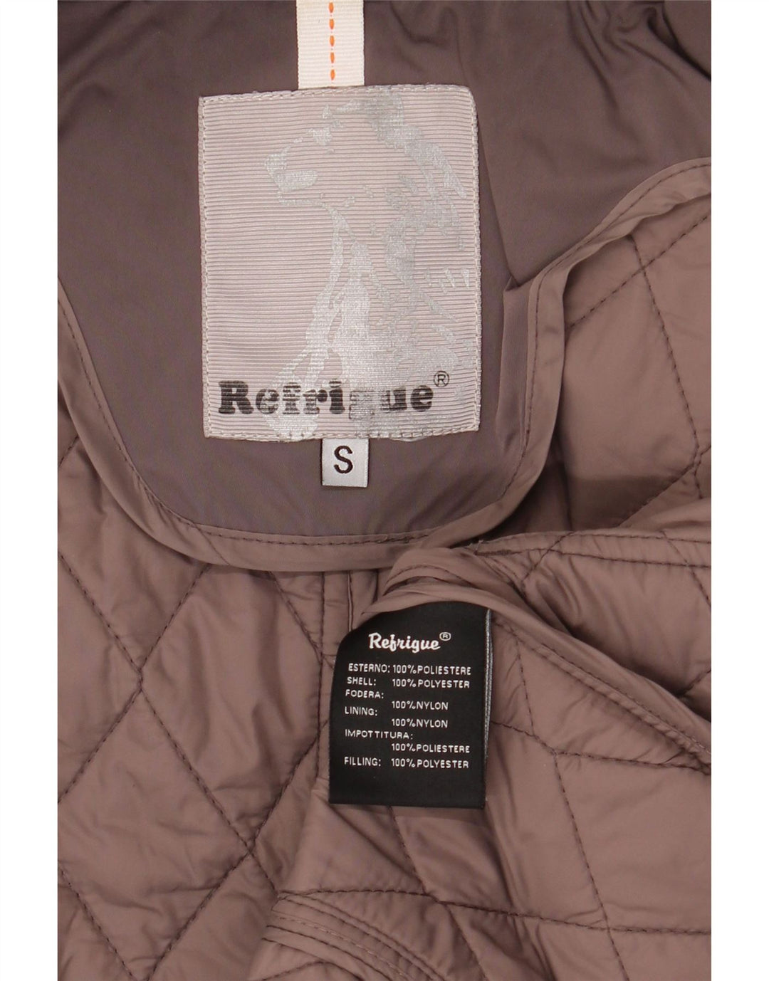 Refrigiwear Veste matelassée pour femme UK 10 Petit Gris Polyester
