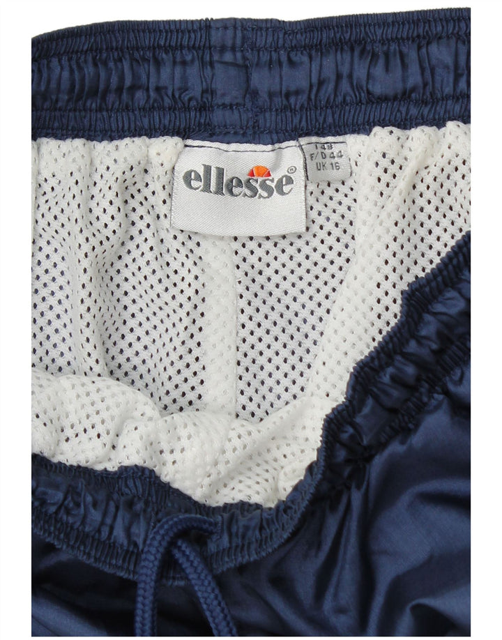 Ellesse Pantalon de survêtement pour femme Joggers UK 16 Large Bleu Marine Polyester