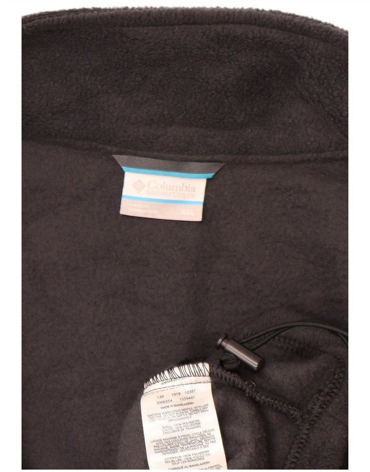 COLUMBIA Veste Polaire Homme UK 44 2XL Noir Polyester