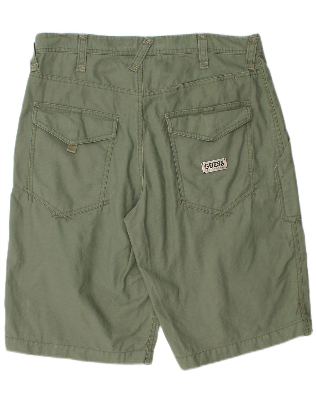 Guess Short Cargo Homme W30 Coton Kaki Moyen