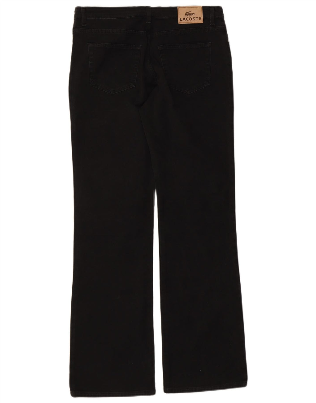 Lacoste Womens Bootcut Jeans Taille 44 Large W36 L33 Coton Noir