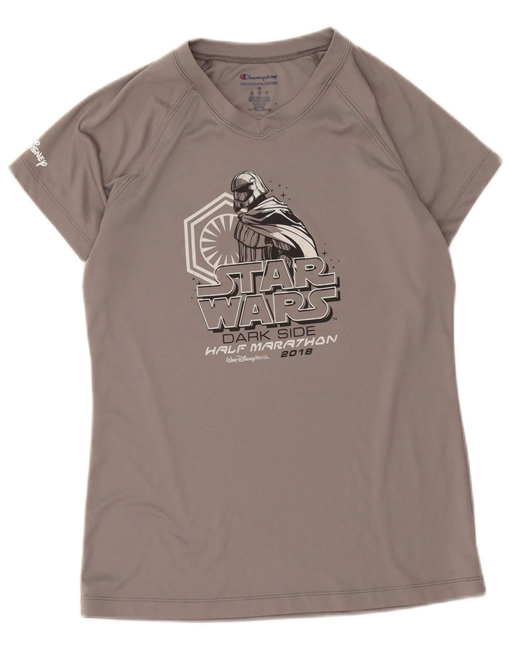 Champion T-Shirt Graphique Star Wars Homme Gris Moyen Polyester