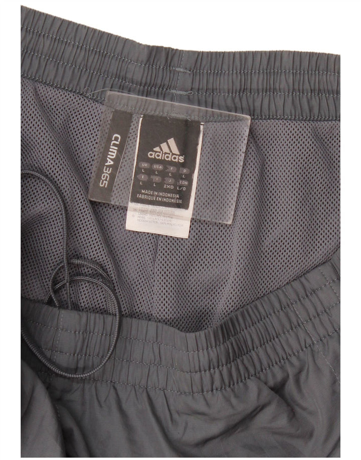 Adidas Pantalon imperméable Clima 365 pour homme Taille L Gris Polyester
