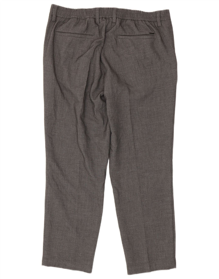 Mac Pantalon Chino Droit Homme W38 L28 Gris Polyester
