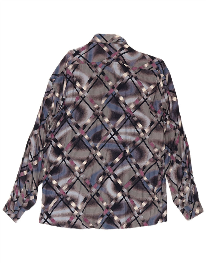 Tipo' S Chemise Homme Large Viscose Géométrique Multicolore
