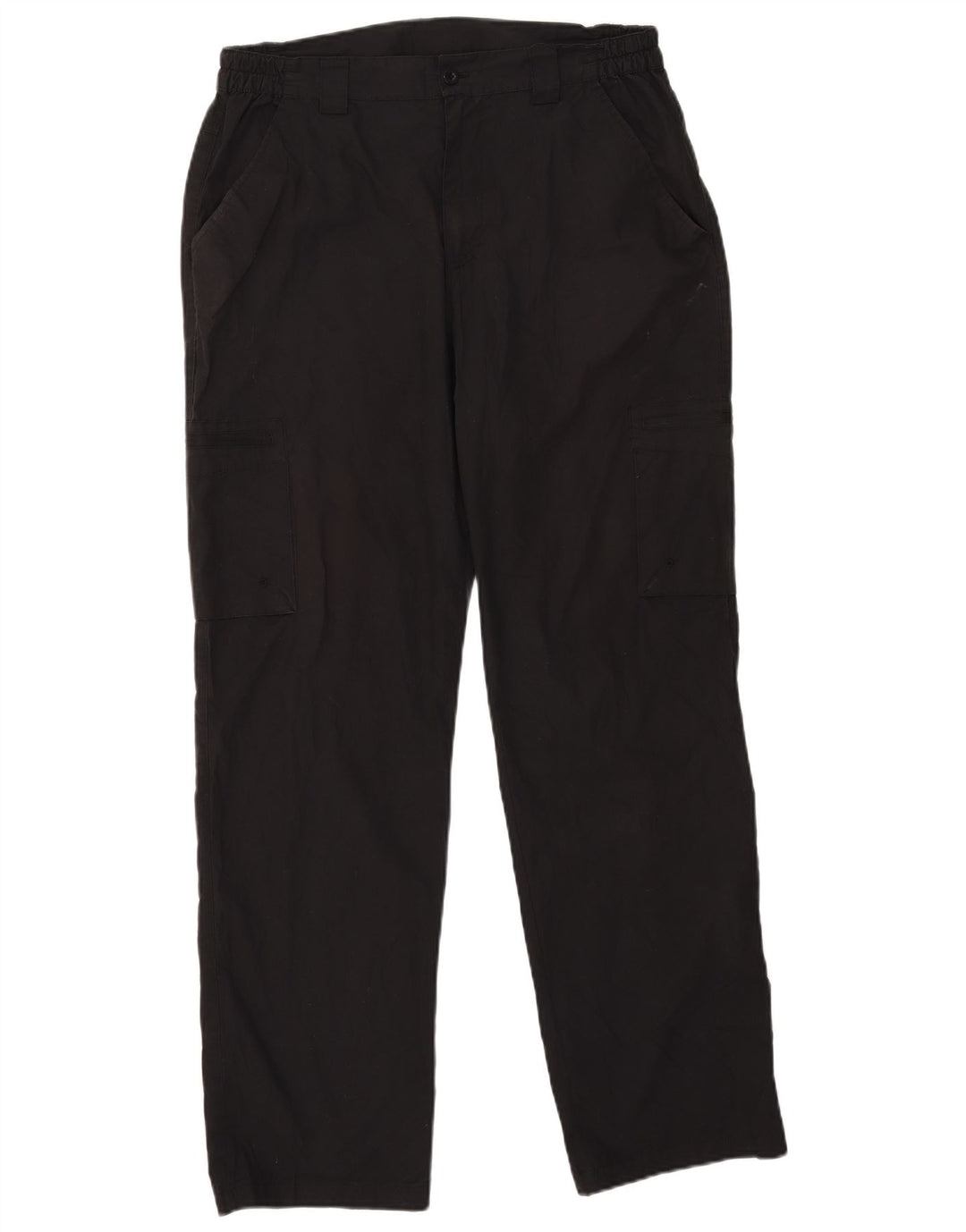Mountain Warehouse Pantalon cargo droit pour homme W34 L32 Noir Polyester