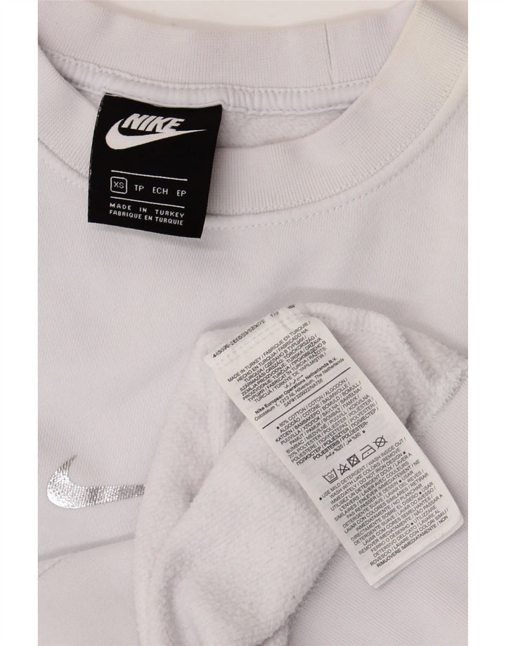 Nike Sweat-shirt oversize pour femme UK 6 XS Multicolore Colourblock