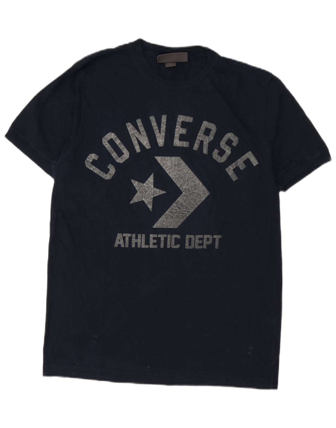 Converse T-Shirt Graphique Homme Petit Bleu Marine Coton
