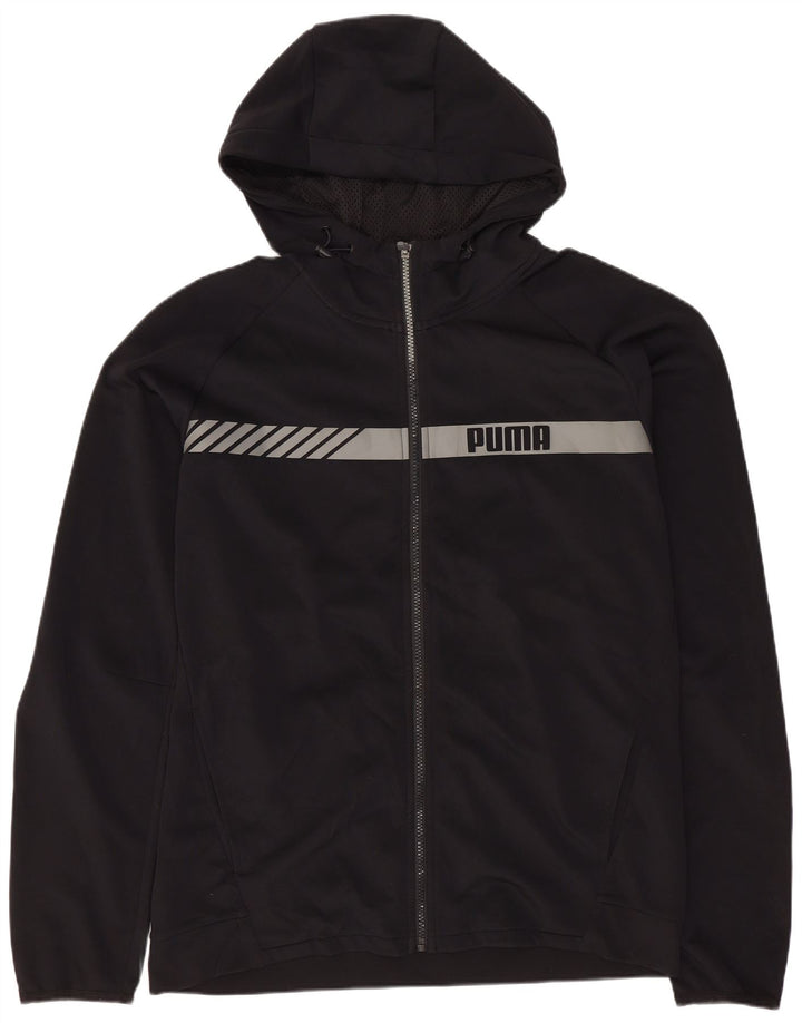 PUMA Sweat à Capuche Zippé Homme Noir Moyen