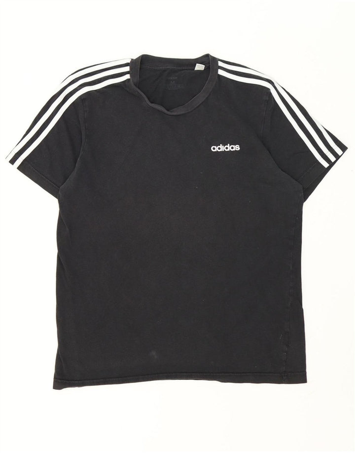 Adidas T-Shirt Homme Haut Noir Moyen Coton