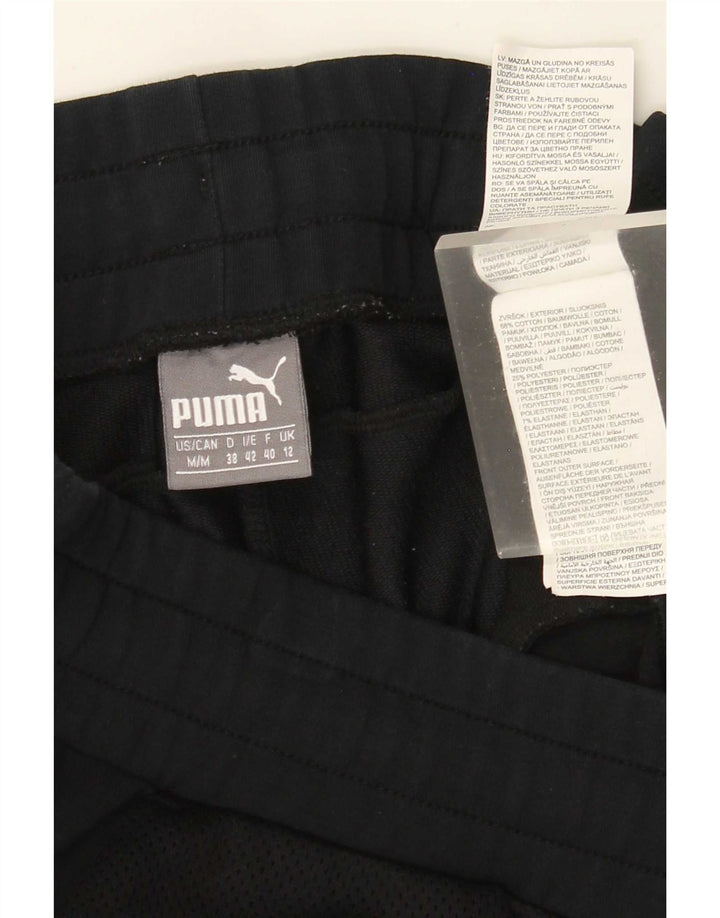 Puma Leggings Crop Graphic pour femme UK 12 Coton noir moyen