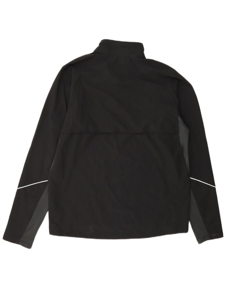 The North Face Haut de survêtement à col zippé pour hommes, grand color block noir