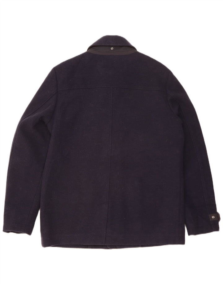 GEOX Veste utilitaire Respira pour homme UK 42 XL Bleu marine Laine