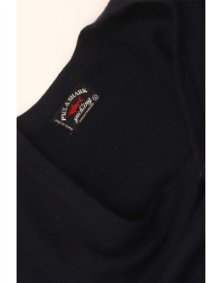 Paul & Shark Pull Col V Homme Bleu Marine Moyen