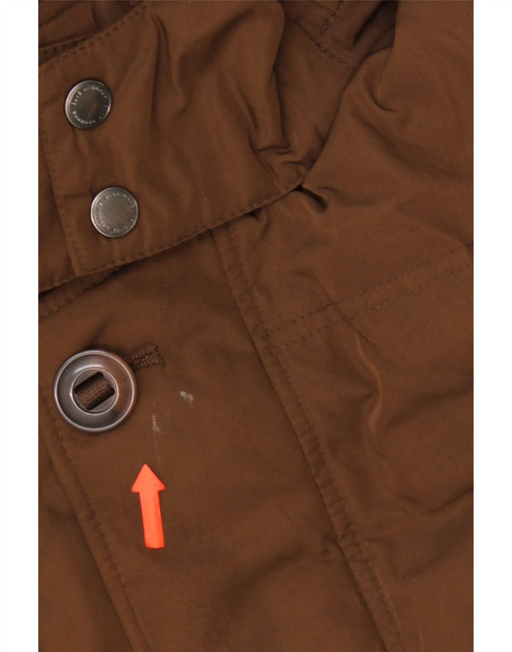 Marks & Spencer Veste matelassée à capuche Blue Harbor pour homme UK 38 Marron moyen
