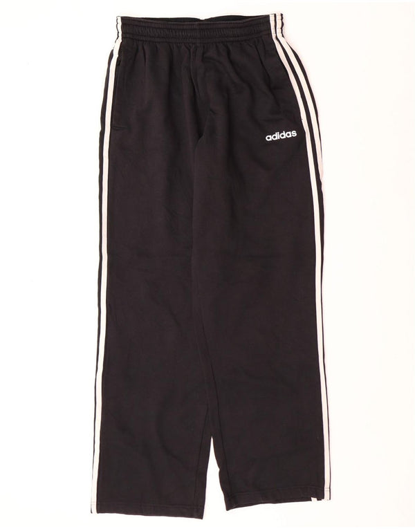 ADIDAS Pantalon de survêtement pour femme UK 14 Large Noir Coton