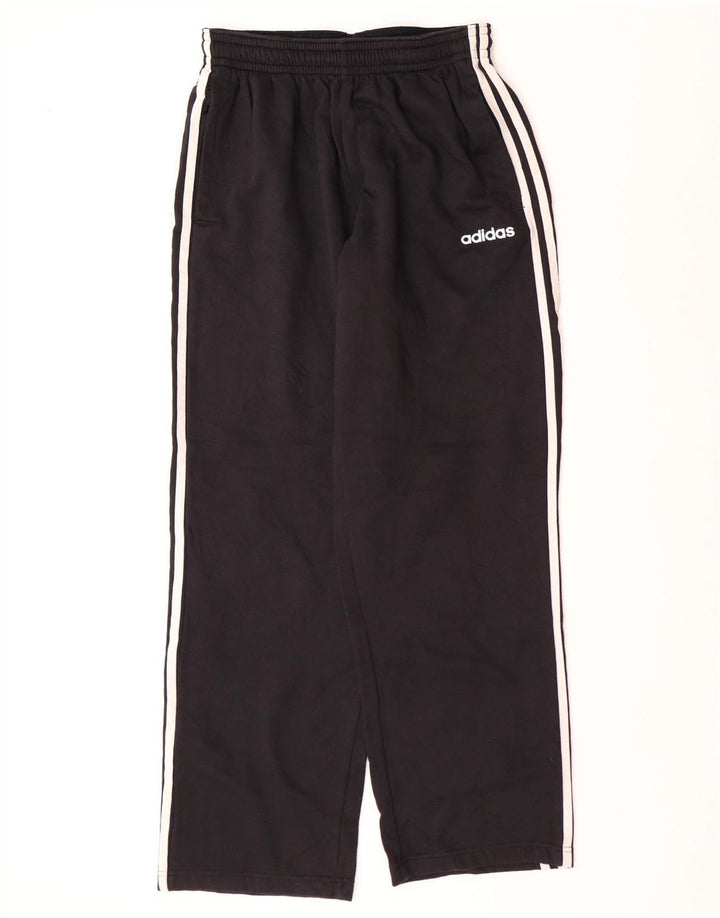 ADIDAS Pantalon de survêtement pour femme UK 14 Large Noir Coton