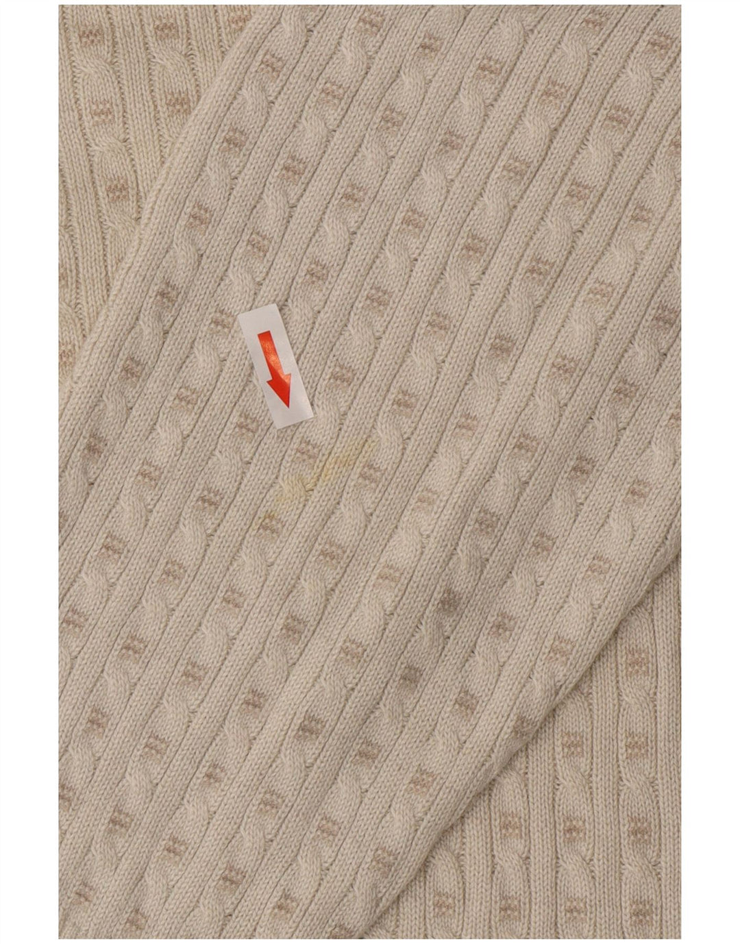 Marks & Spencer Pull Col Rond Homme Blanc Cassé Moyen Acrylique