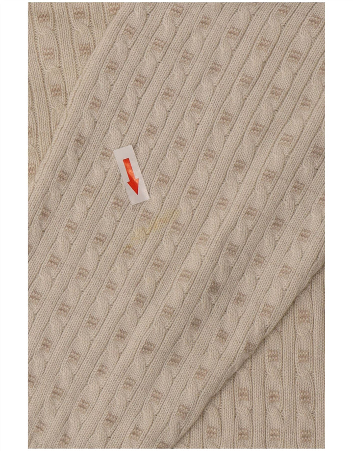 Marks & Spencer Pull Col Rond Homme Blanc Cassé Moyen Acrylique