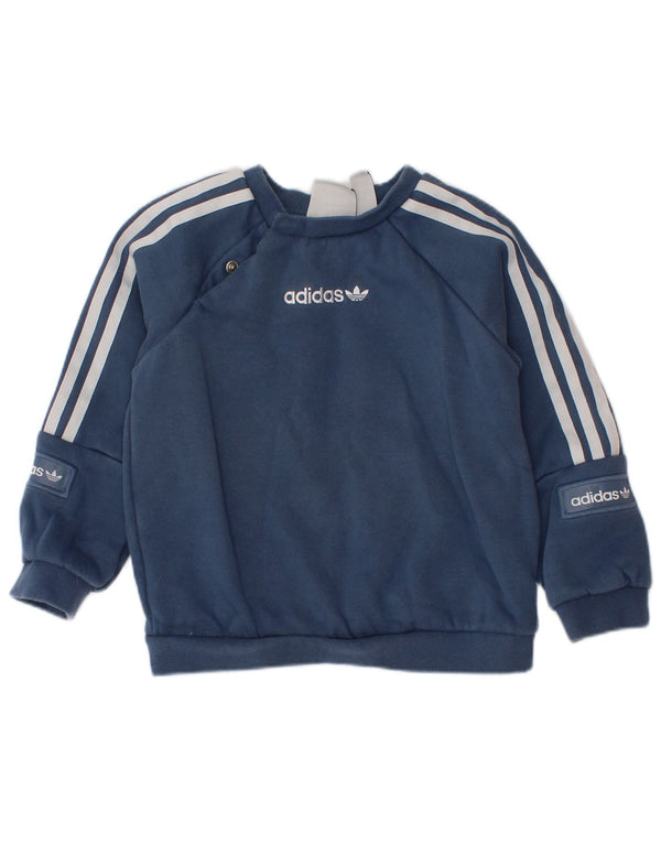 Adidas Survêtement complet graphique bébé garçon 12-18 mois bleu coton