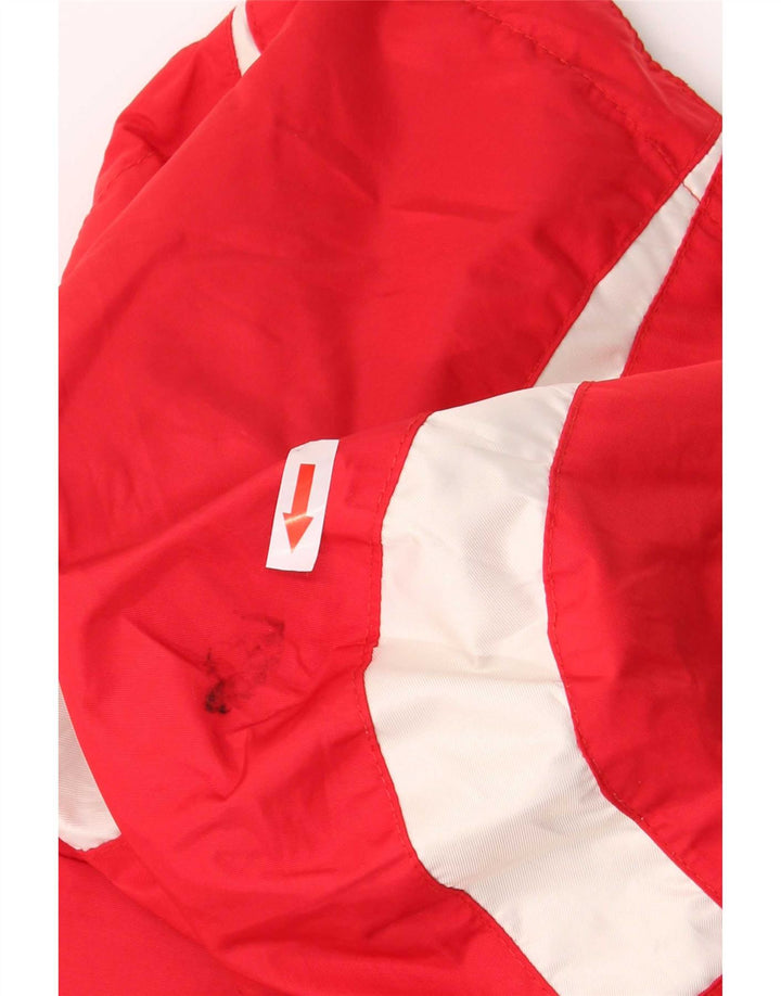 Ladakh Veste de ski à capuche pour homme EU 50 Large Rouge Colorblock Polyester