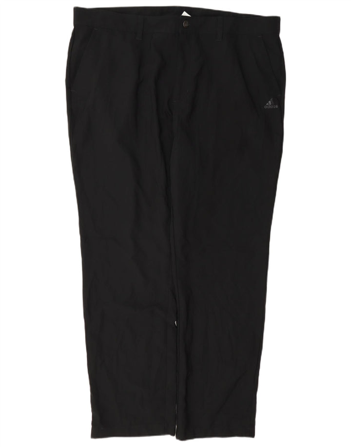 Adidas Pantalon Chino Droit Homme W40 L32 Noir Polyester