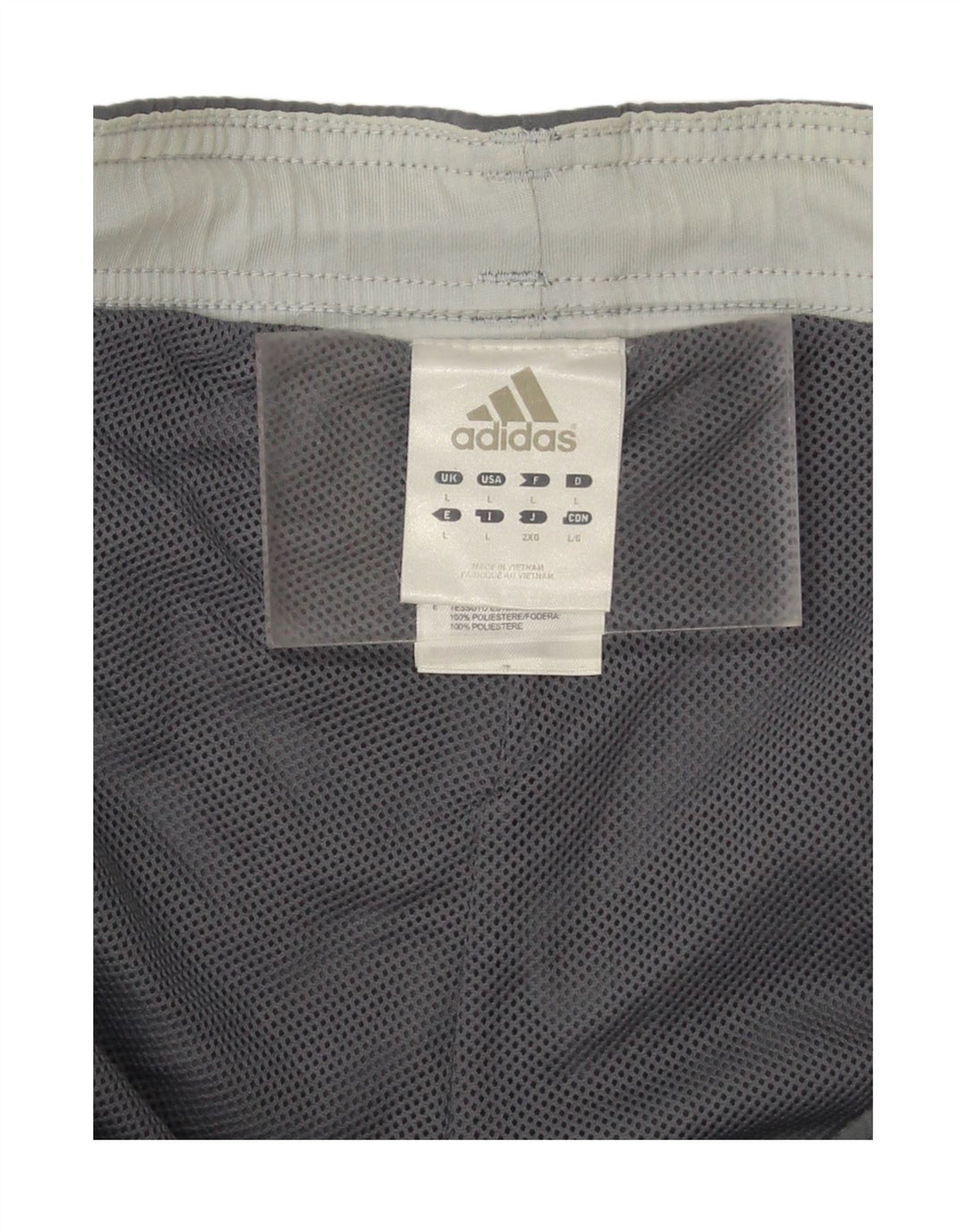 ADIDAS Pantalon de survêtement graphique pour hommes, grand gris, polyester