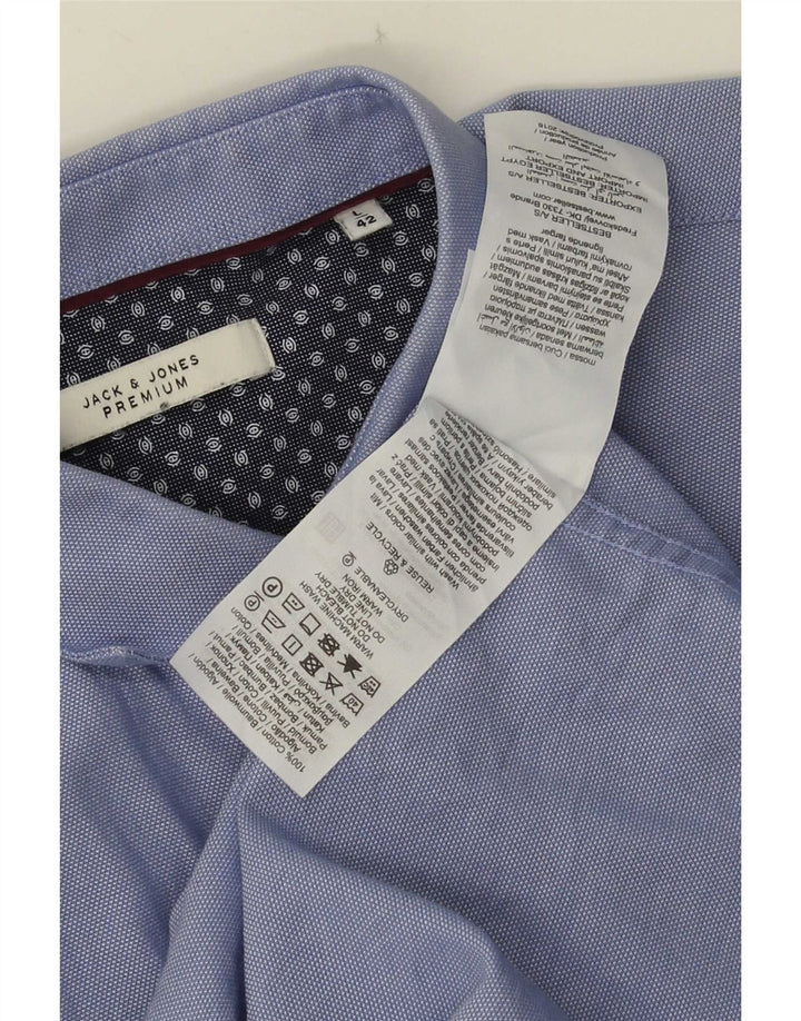 Jack & Jones Chemise Homme Taille 42 Grand Bleu Coton