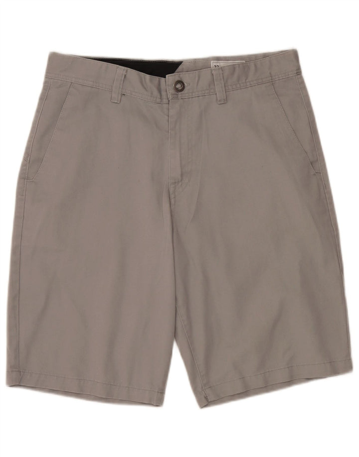 Volcom Short Chino Homme W32 Gris Moyen Polyester
