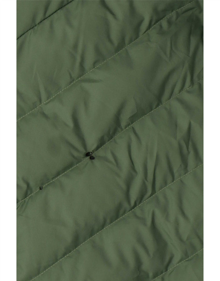 Puma Veste matelassée pour homme UK 38 Polyester color block vert moyen