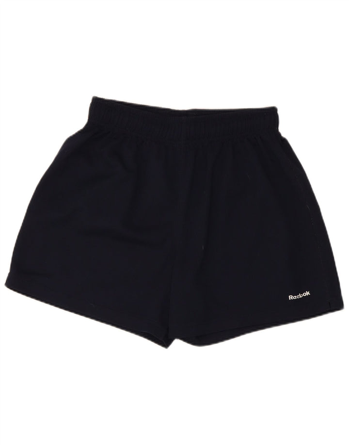 Reebok Short de sport homme petit bleu marine polyester