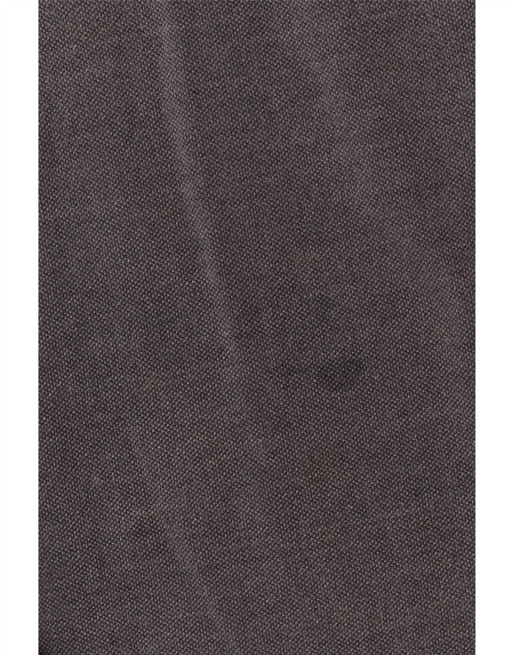 Fat Face Sweat-shirt à col zippé pour homme en coton gris Taille L